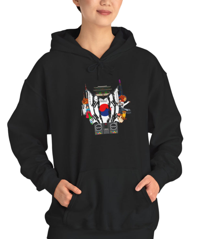 South Korea LeSserafim Collage Hoodie