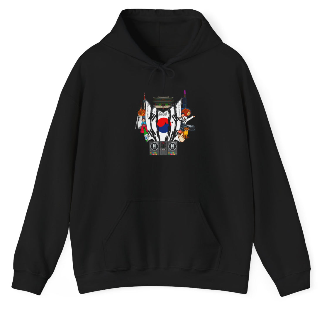 South Korea BTS Collage Hoodie