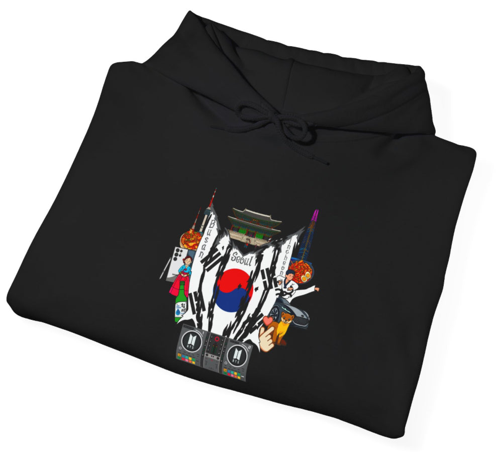 South Korea BTS Collage Hoodie