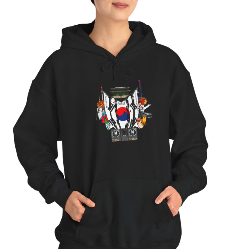 South Korea BTS Collage Hoodie