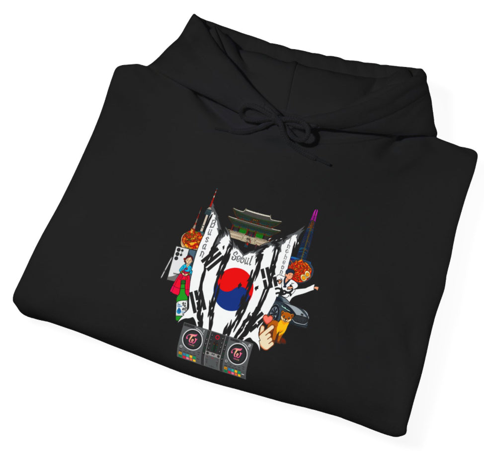 South Korea Twice Collage Hoodie