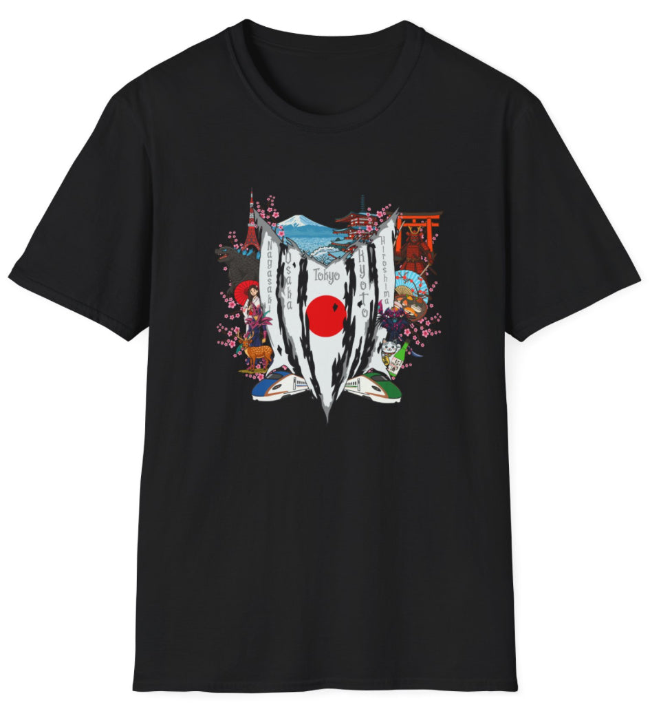 Japan (DarkMagBlackChaos) Collage T Shirt