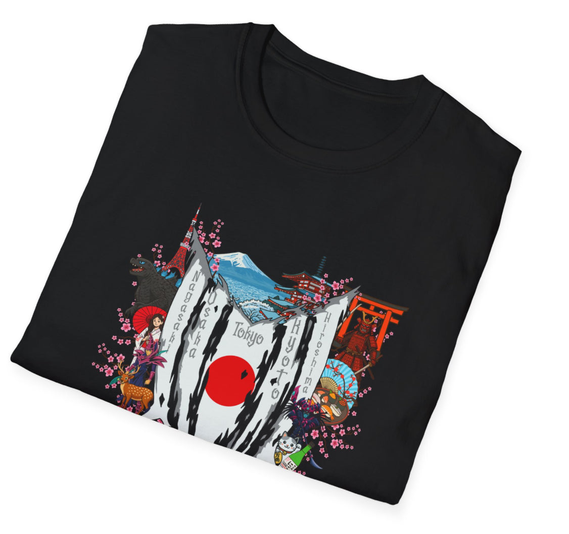 Japan (DarkMagBlackChaos) Collage T Shirt