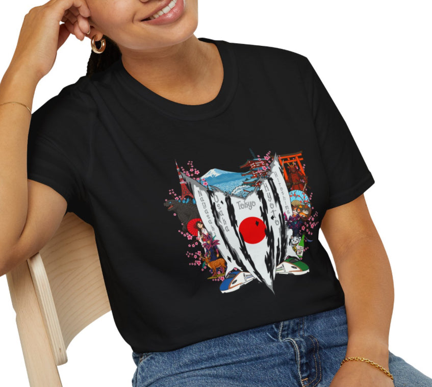 Japan (DarkMagBlackChaos) Collage T Shirt