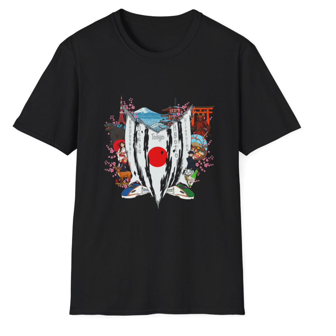 Japan (Juju) Collage T Shirt