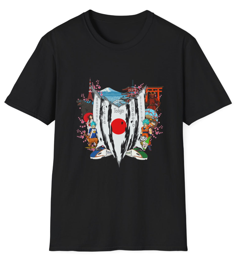 Japan (GokuVeg) Collage T Shirt