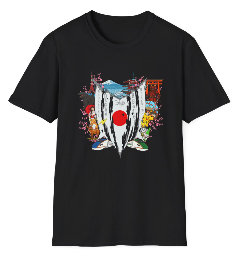Japan (PikaRai) Collage T Shirt