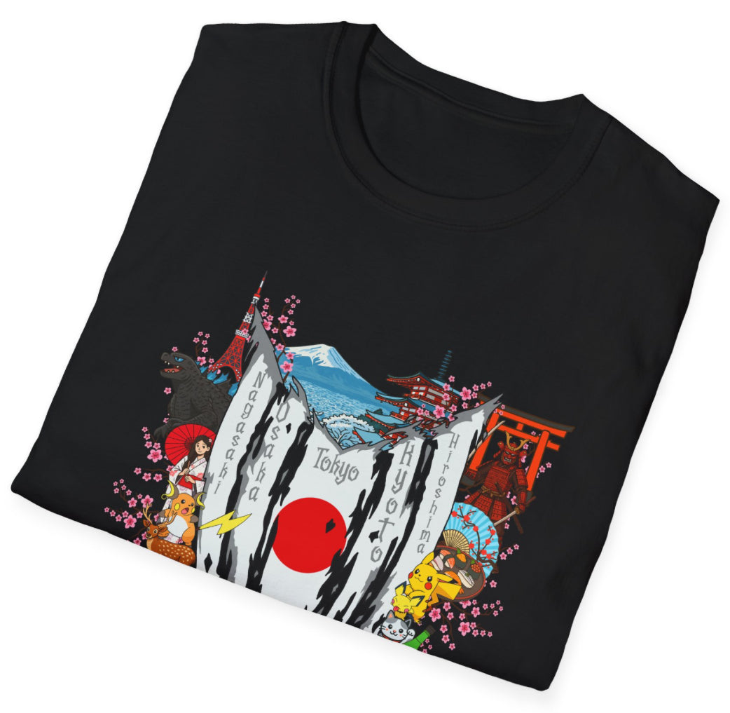 Japan (PikaRai) Collage T Shirt