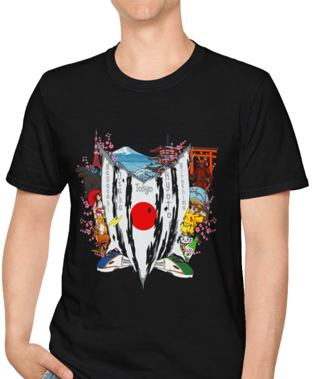 Japan (PikaRai) Collage T Shirt