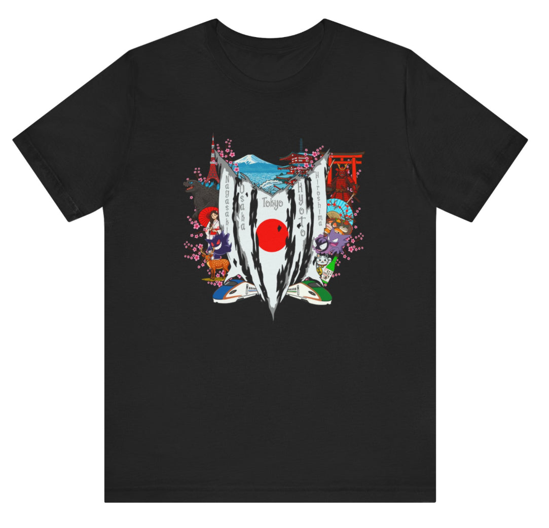Japan (Ghost) Collage T Shirt
