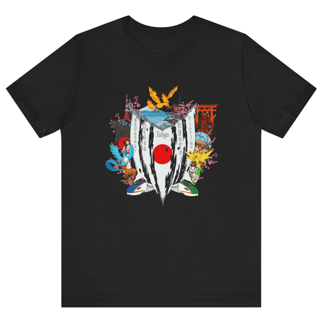 Japan (ArtZapMol) Collage T Shirt