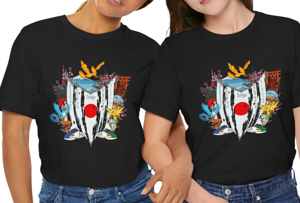 Japan (ArtZapMol) Collage T Shirt