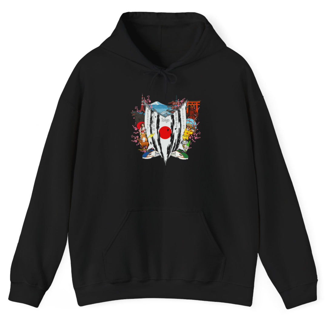Japan PikaRai Collage Hoodie