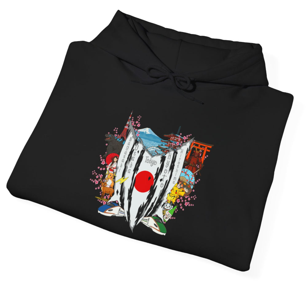 Japan PikaRai Collage Hoodie