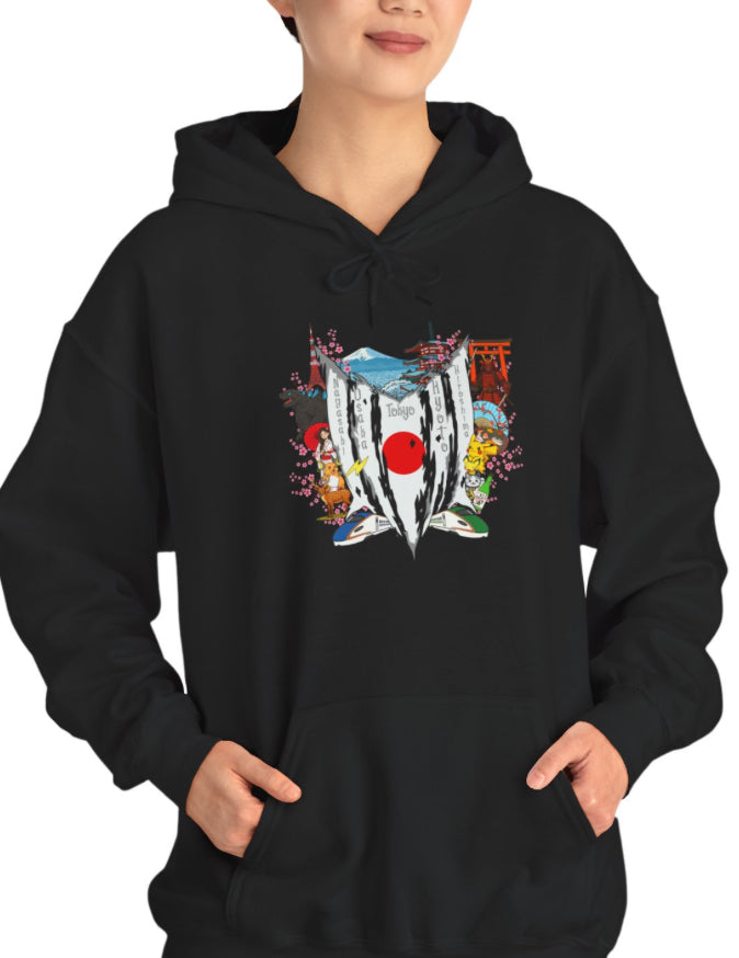 Japan PikaRai Collage Hoodie