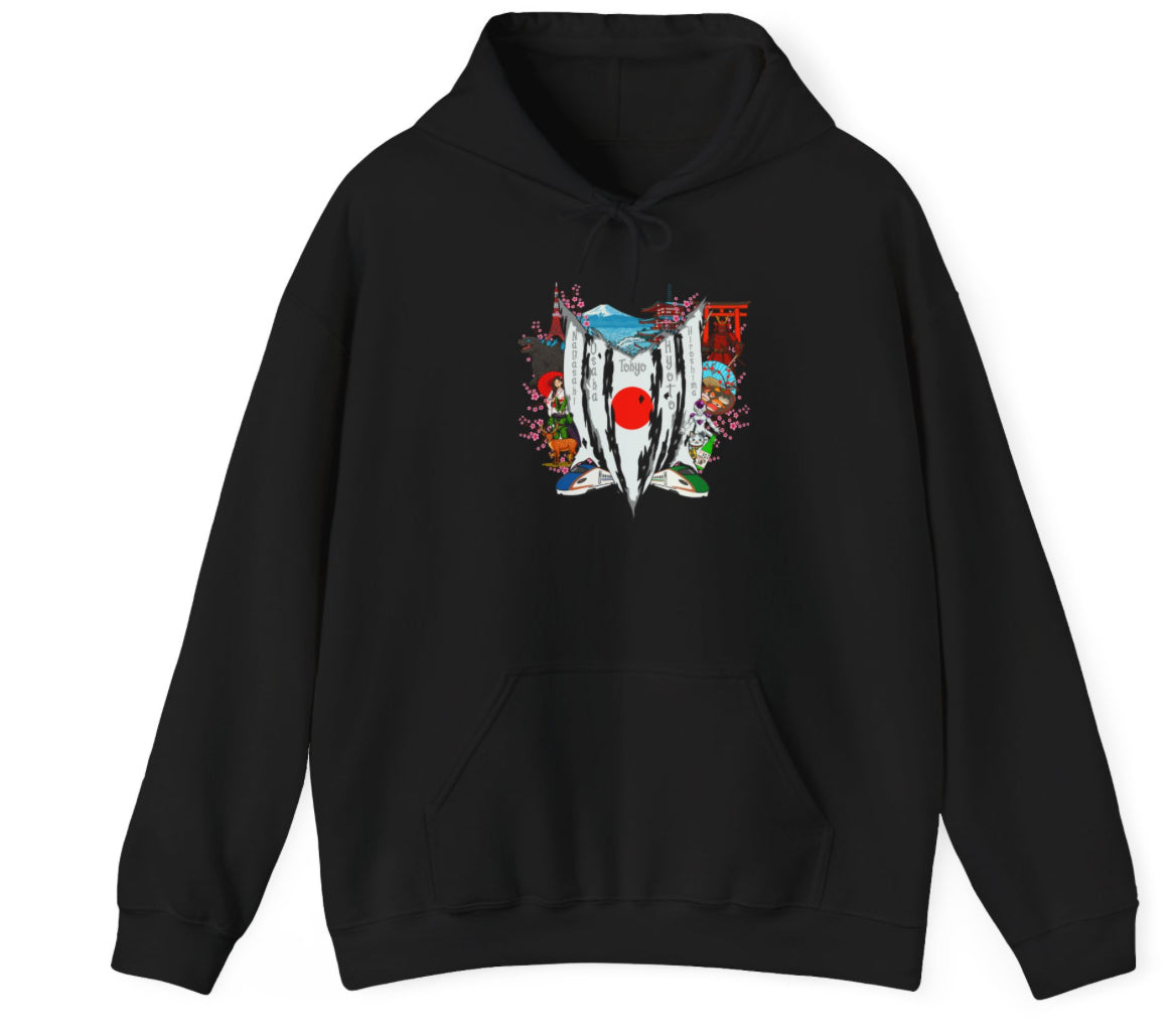 Japan CellFrie Collage Hoodie