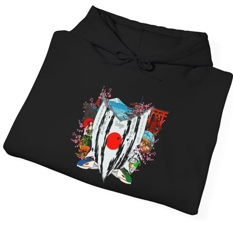 Japan CellFrie Collage Hoodie