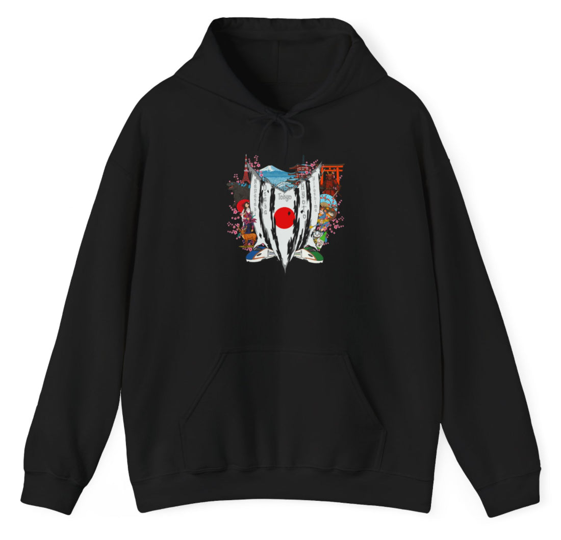 Japan DarkMagGirl Collage Hoodie
