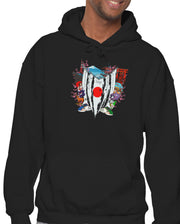 Japan Ghost Poke Collage Hoodie
