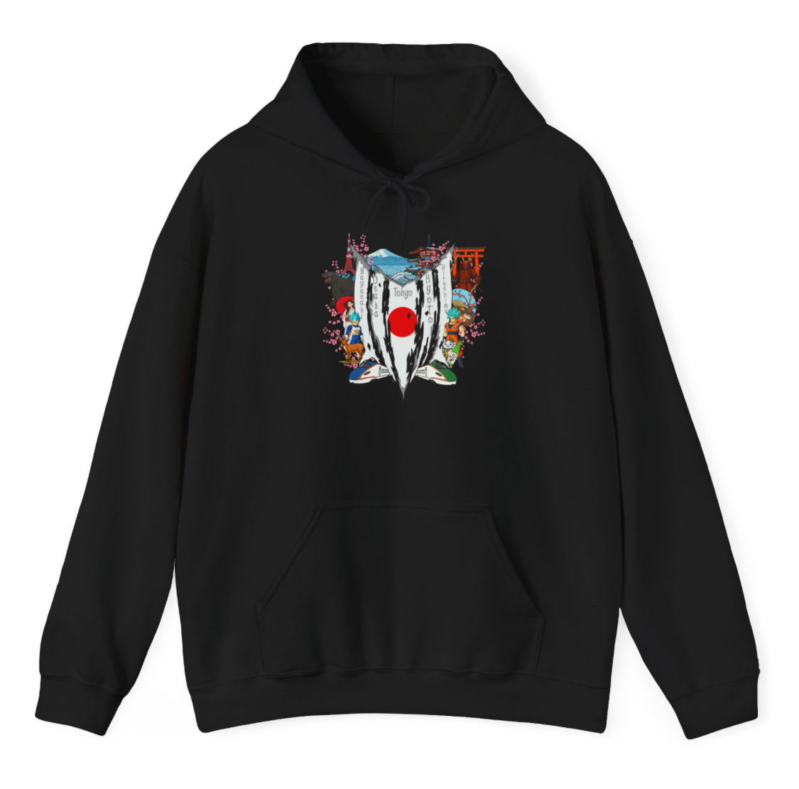 Japan GokuVeg Collage Hoodie