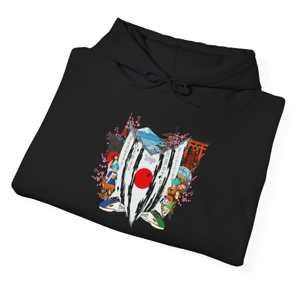 Japan GokuVeg Collage Hoodie