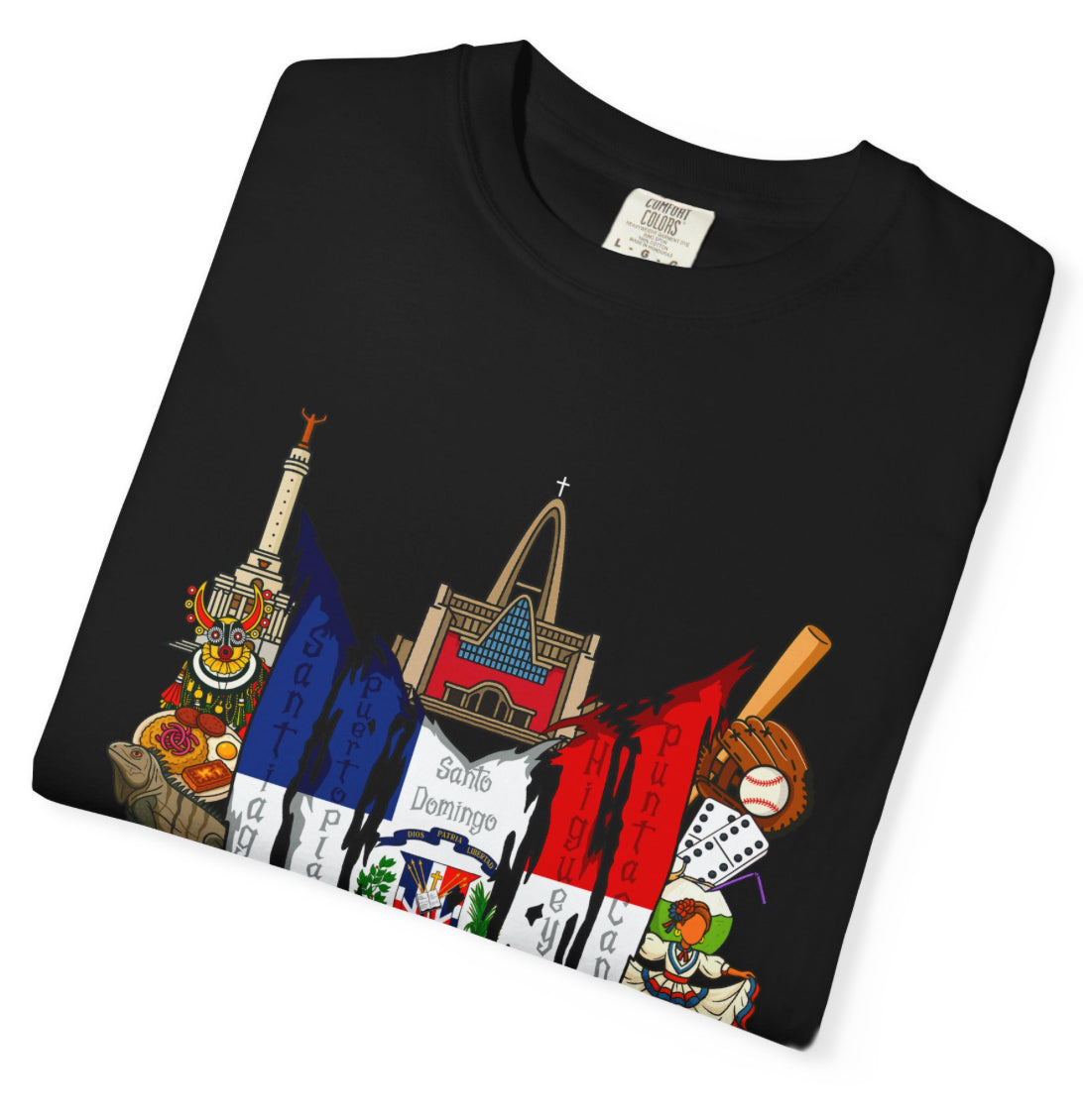 Dominican Republic Collage T Shirt