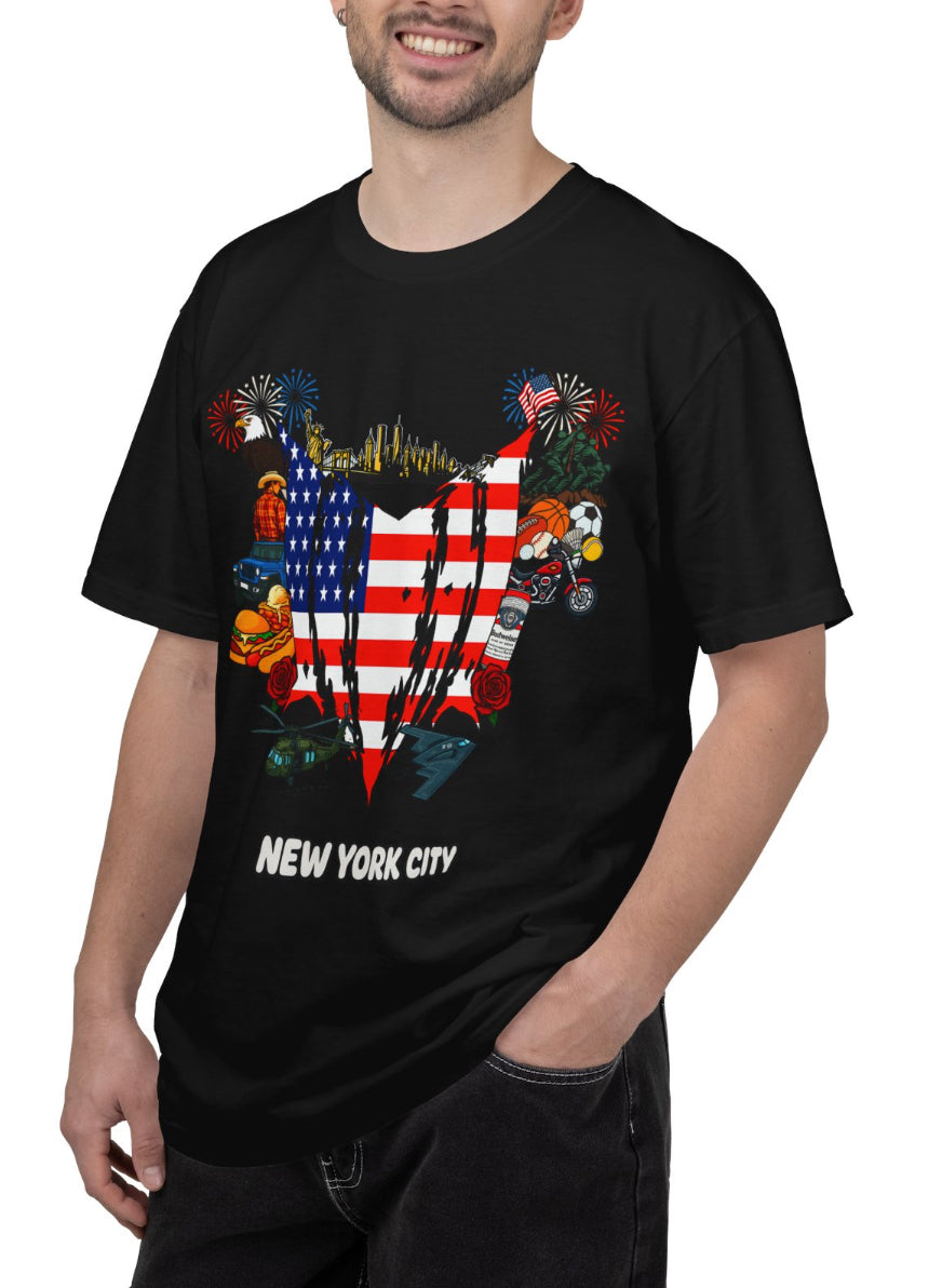 USA (NYC) Collage T Shirt