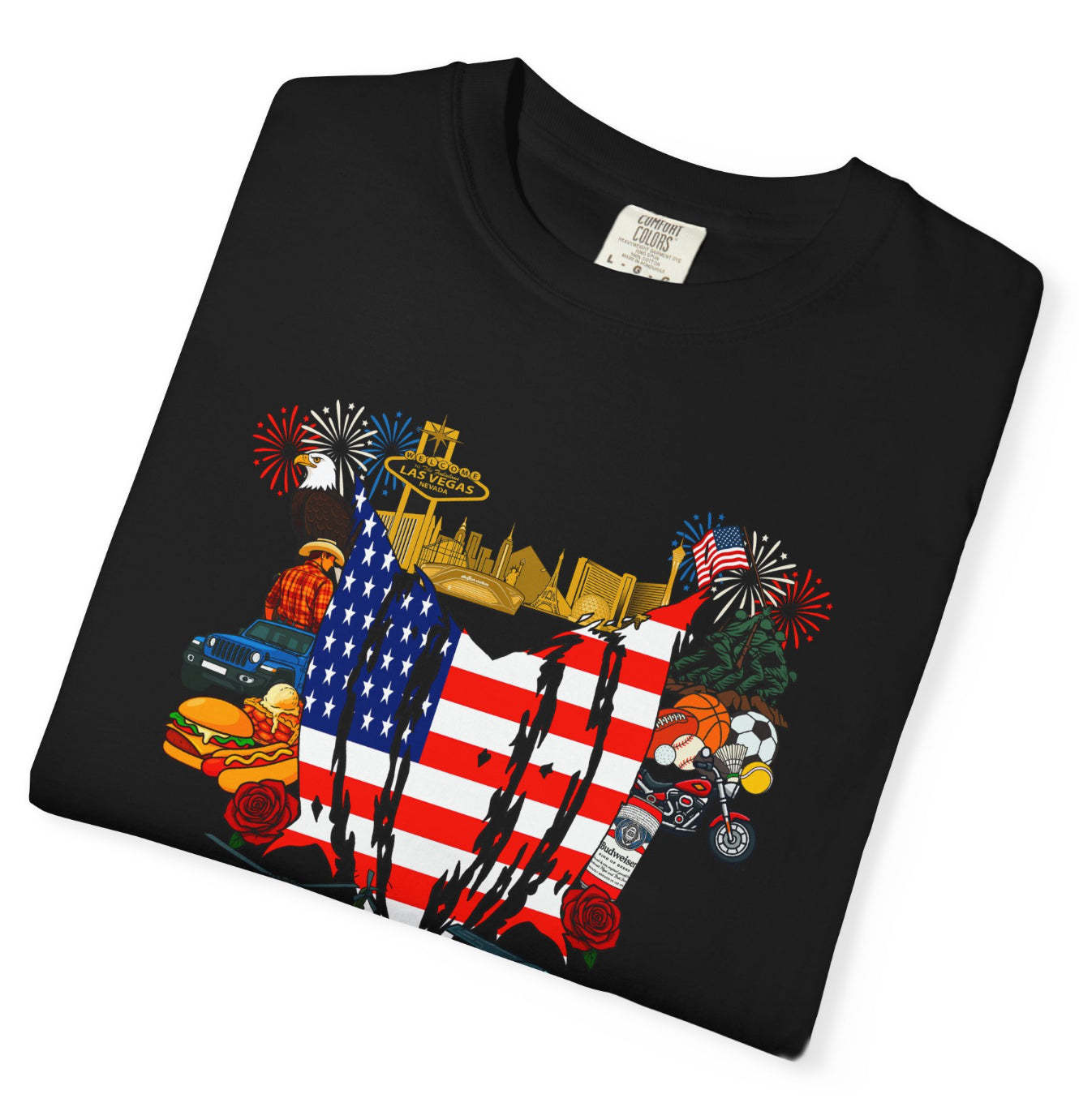 USA (LV) Collage T Shirt