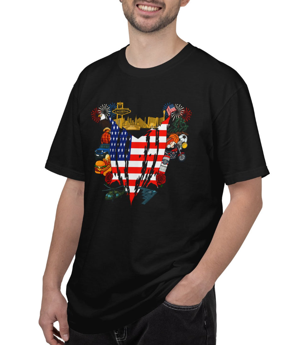 USA (LV) Collage T Shirt