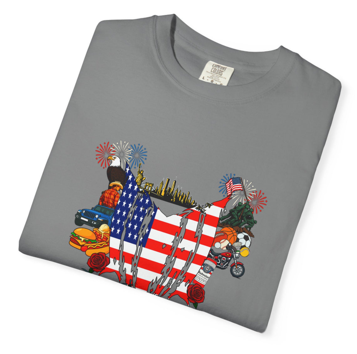 USA (NYC) Collage T Shirt
