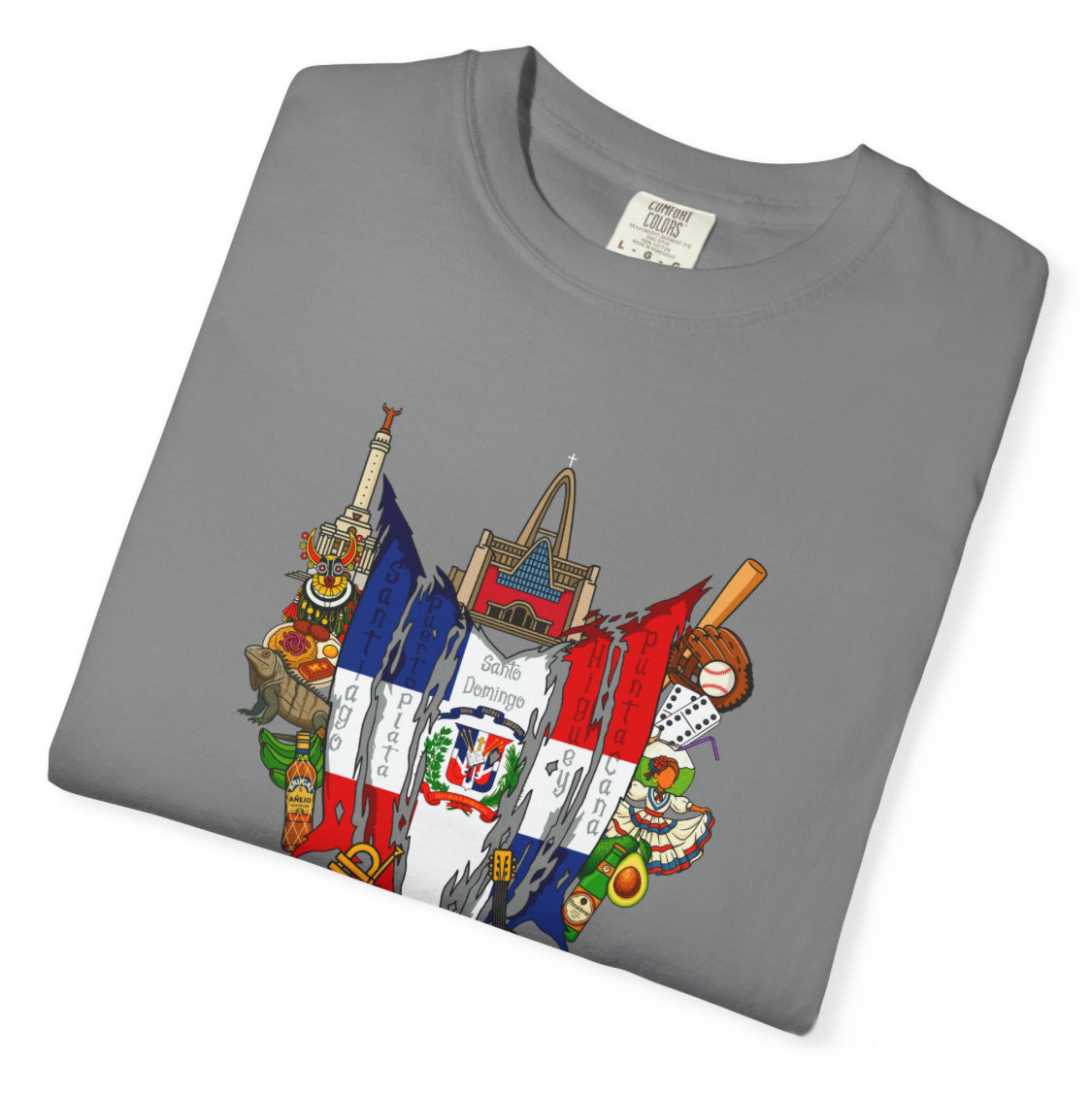 Dominican Republic Collage T Shirt