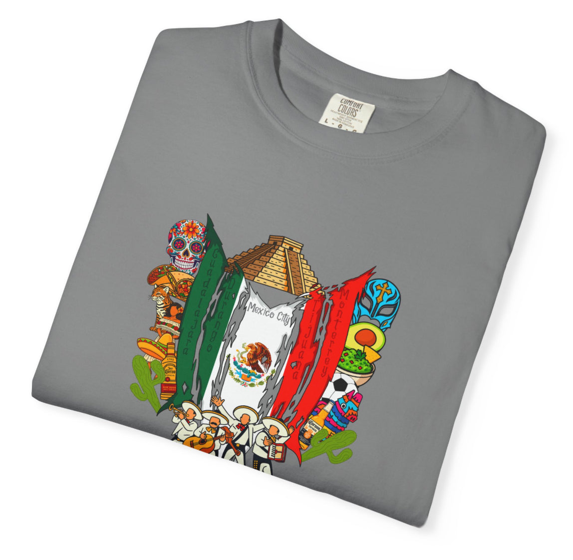 Mexico Corona Collage T Shirt