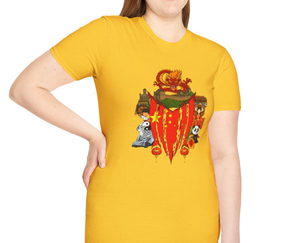China Collage Tshirt (Pig New Year)