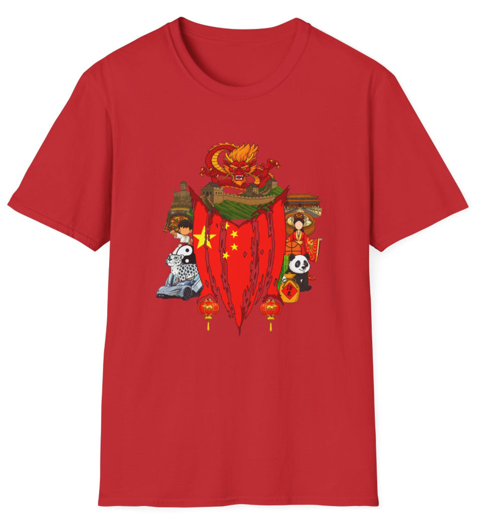 China Collage Tshirt (Rat New Year)