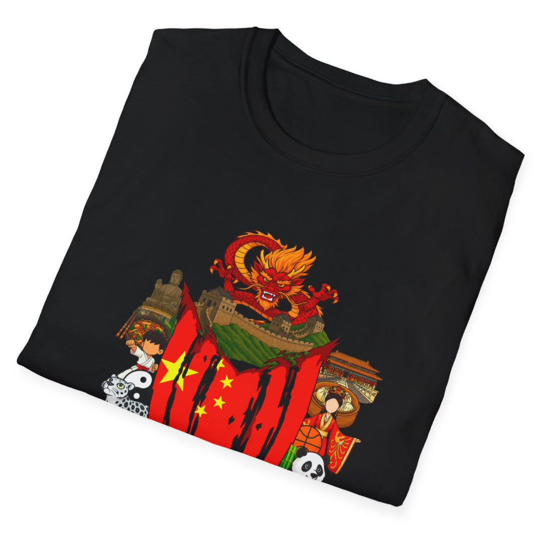 China Collage Tshirt (Pig New Year)