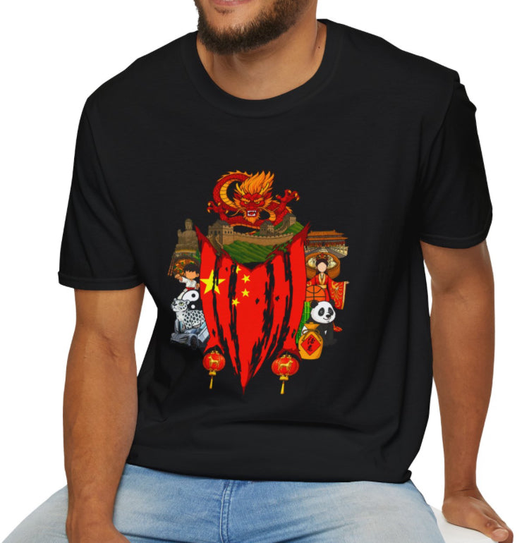 China Collage Tshirt (Ox New Year)