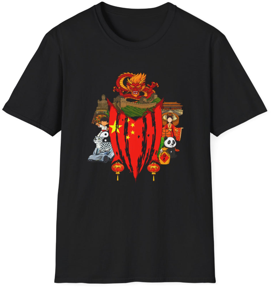 China Collage Tshirt (Ox New Year)