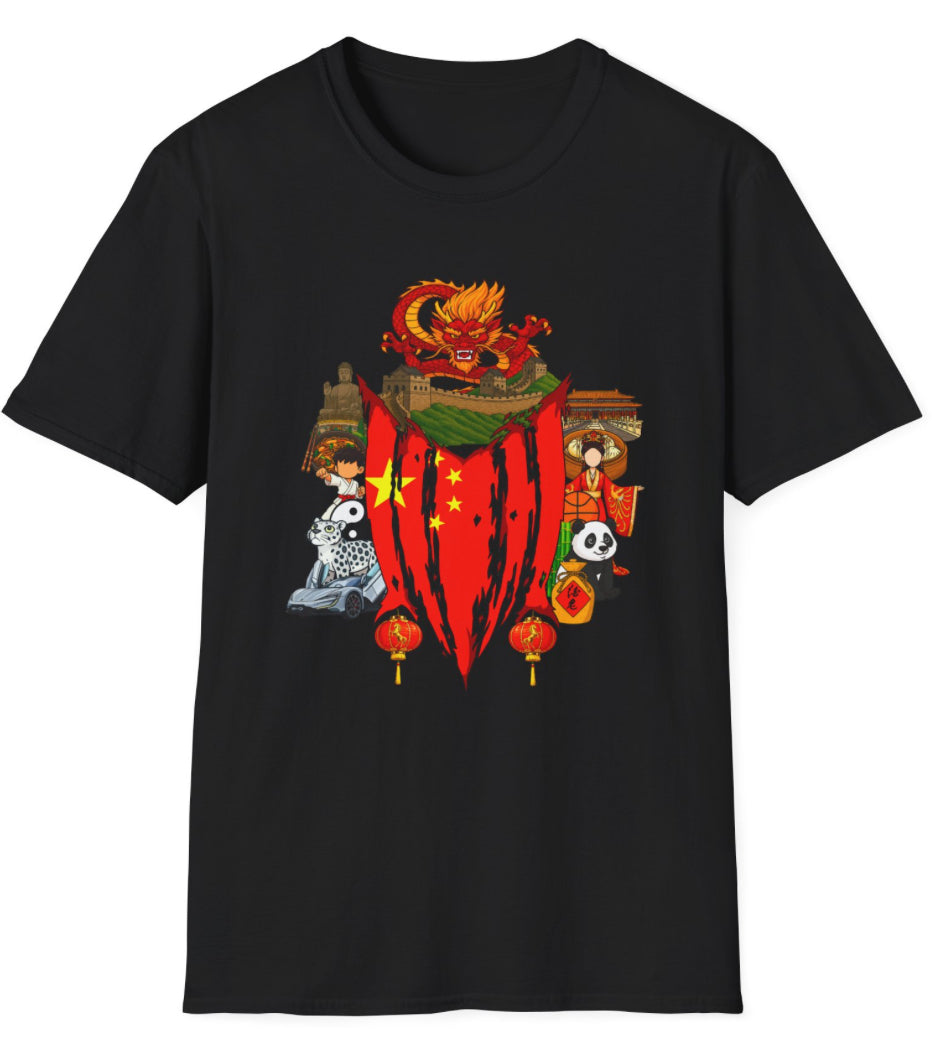 China Collage Tshirt (Horse New Year)