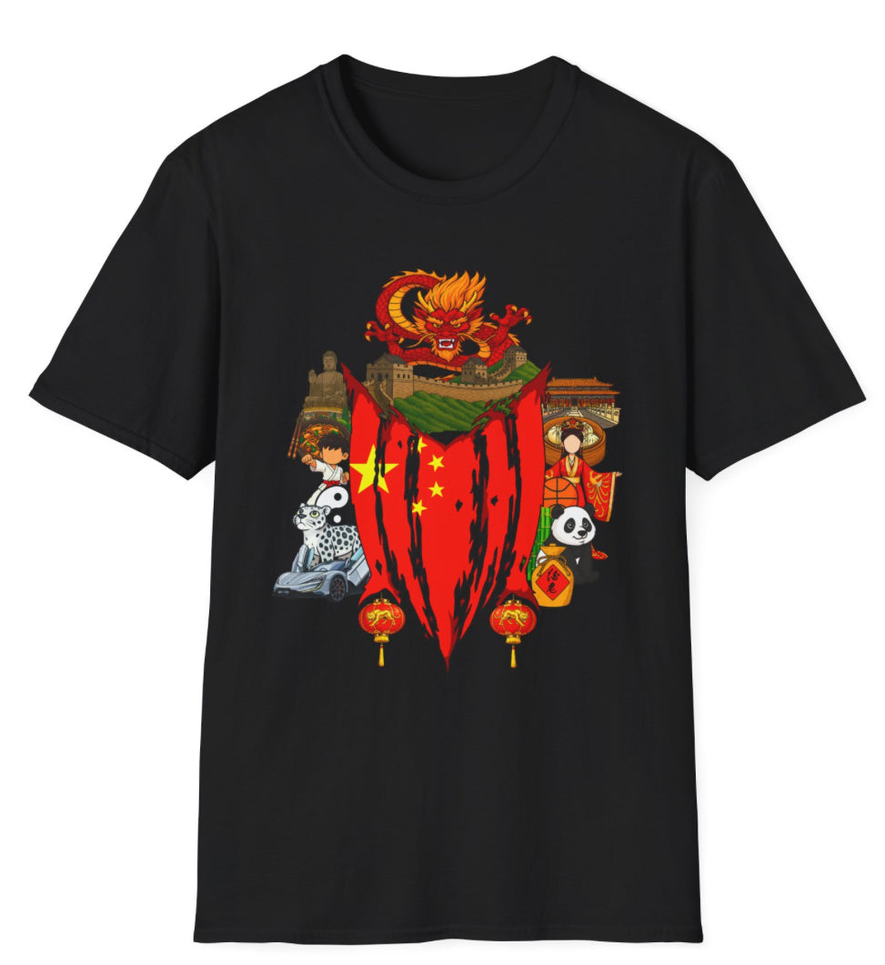 China Collage Tshirt (Tiger New Year)