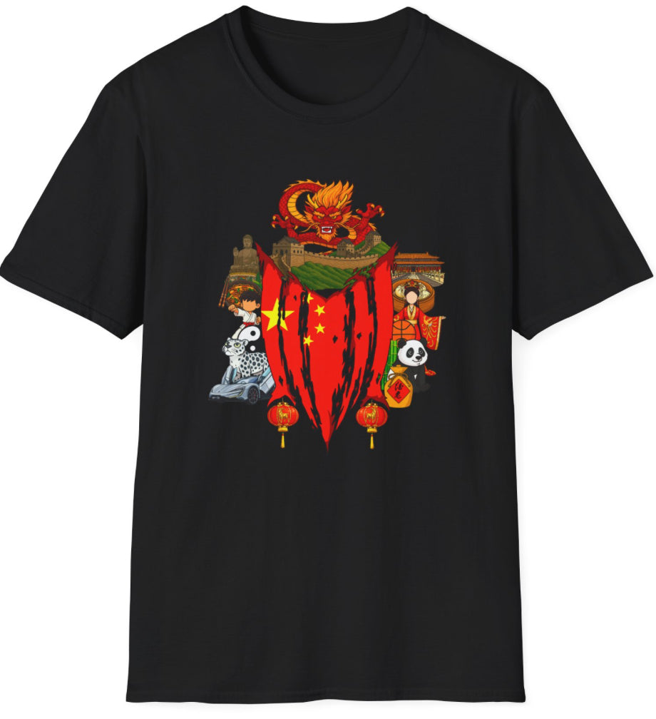 China Collage Tshirt (Goat New Year)