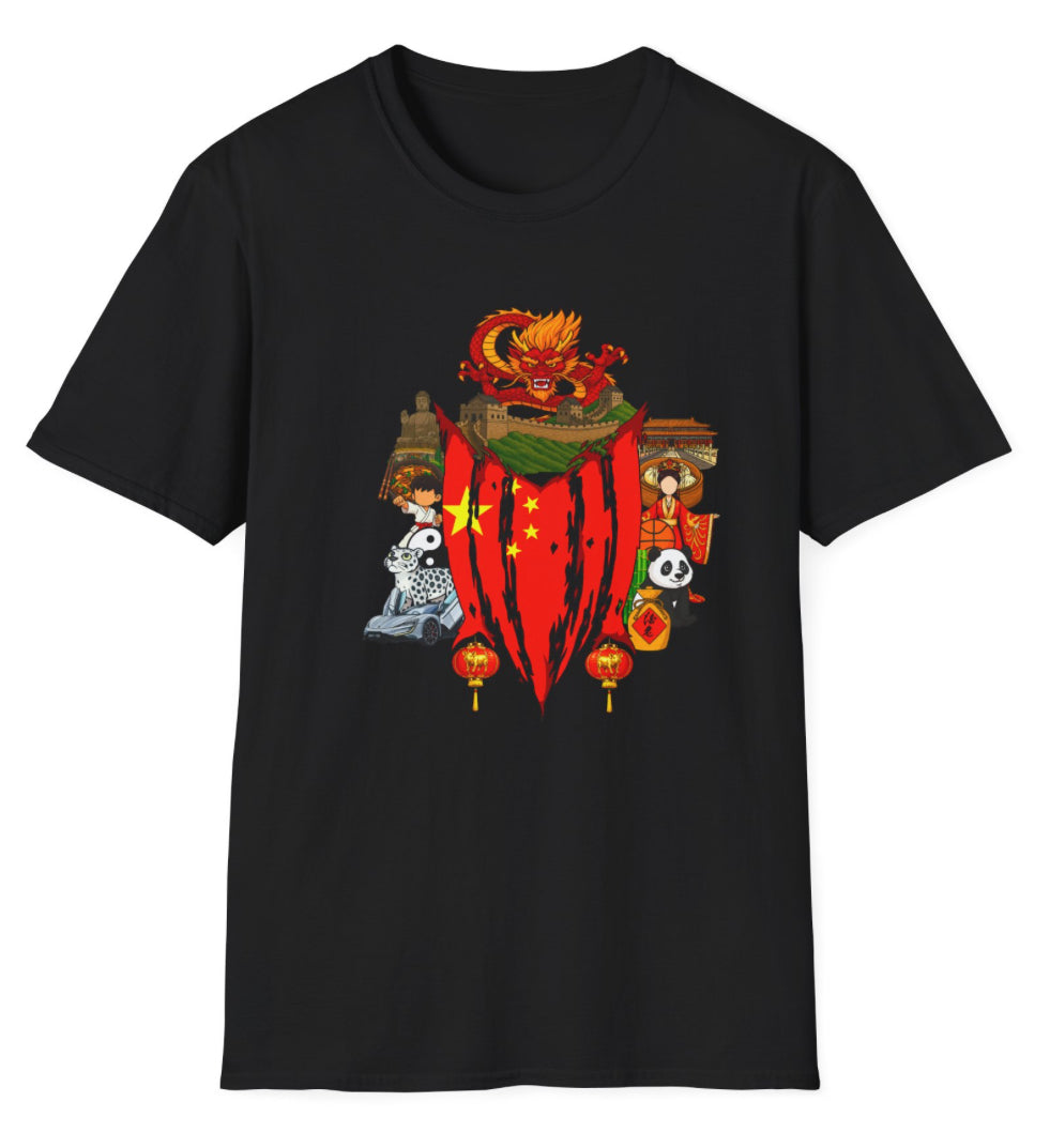 China Collage Tshirt (Pig New Year)