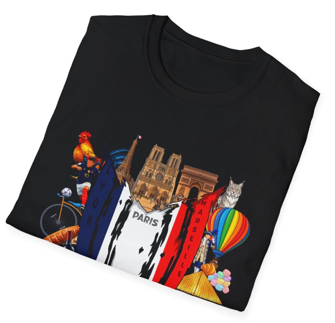 France Collage Tshirt