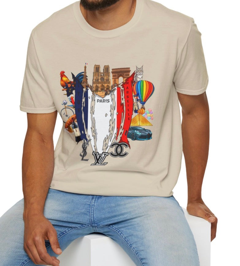France Collage Tshirt