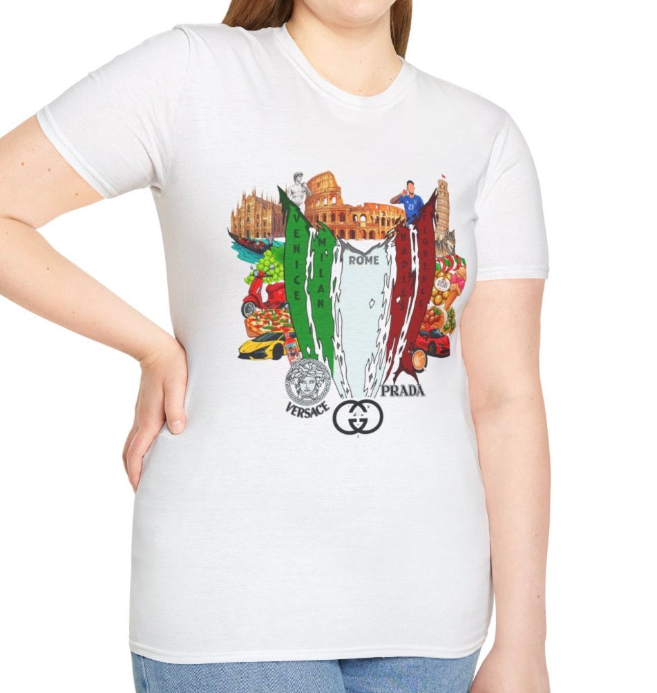 Italy Collage Tshirt