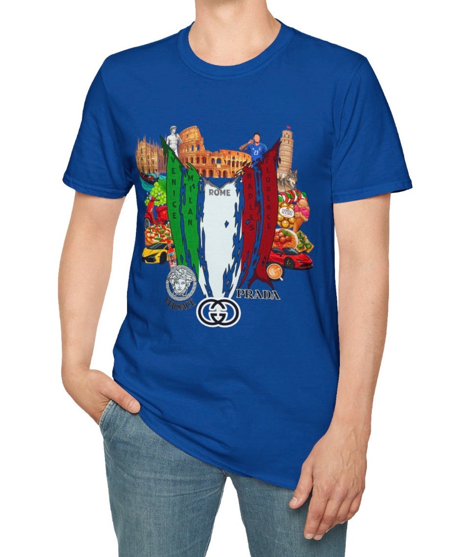 Italy Collage Tshirt